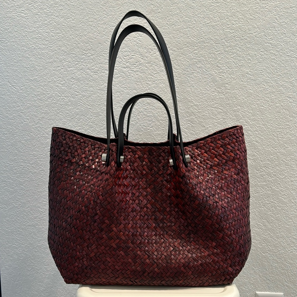 ORIGINAL & NEW AllSaints Allington Straw Tote Bag